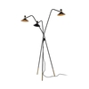 Lucide Pepijn 3 Light Floor Lamp - Black & Gold