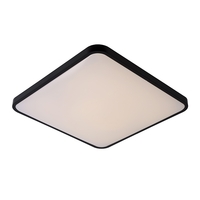 Lucide Polaris Large Square 50W LED Dim to Warm Flush Light with Remote Control