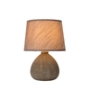 Lucide Ramzi Ceramic Table Lamp - Brown