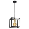 Lucide Ruben Ceiling Pendant Light - Black & Gold
