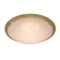 Lucide Rune LED Flush Ceiling Light - Light wood