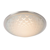 Lucide Rune LED Flush Ceiling Light - Satin Chrome