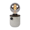 Lucide Tanner Concrete Table Lamp - Black
