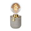 Lucide Tanner Concrete Table Lamp - Matt Gold