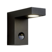 Lucide Texas LED Outdoor Wall Light with PIR Sensor - Anthracite