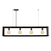 Lucide Thor 4 Light Bar Ceiling Pendant - Iron