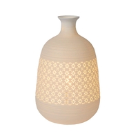 Lucide Tiesse 186 Porcelain Table Lamp - White