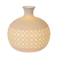 Lucide Tiesse Porcelain Table Lamp - White