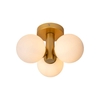Lucide Trudy Flush Light - Matt Gold