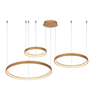 Lucide Vidal 120W LED Single Pendant - Matt Gold