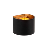 Lucide Xio Round LED Up & Down Wall Light - Black