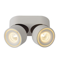 Lucide Yumiko 2 Light LED Ceiling Spotlight - White