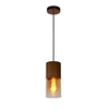Lucide Zino Glass Ceiling Pendant Light - Satin Copper
