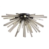 Lukas Flush Light - Matt Black