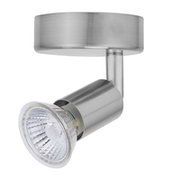 Luna Single Spotlight - Satin Chrome