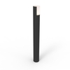 Lutec Cyra LED Outdoor Bollard Light - Matt Black