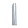 Lutec Leo LED Outdoor Flush Wall Light - Chrome