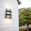 Lutec Maya LED Outdoor Up & Down Wall Light with PIR Sensor - Stainless Steel