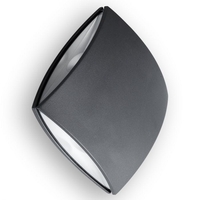 Lutec Pilo LED Outdoor Wall Light - Grey