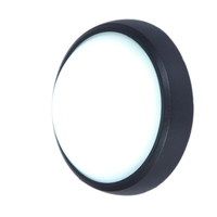 Lutec Slimline 6W Warm White LED Bulkhead - Black