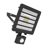 Lutec Tec20 20W Cool White LED Floodlight with PIR Sensor - Louvre