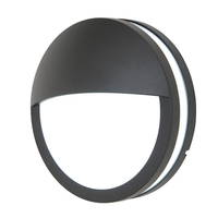 Lutec Titan 16W Warm White LED Bulkhead with Eyelid - 260mm