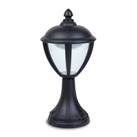 Lutec Unite LED Outdoor Pedestal Light - Black