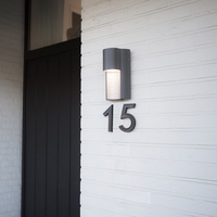 Lutec Urban Outdoor Wall Light - Dark Grey