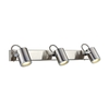 Lux 3 Light LED Spotlight Plate - Steel