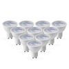 Lyco 5W Warm White LED GU10 Bulb - Pack of 10 - Flood Beam