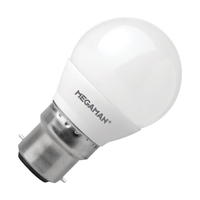 Megaman 3.5W Warm White LED Golf Ball Bulb - Bayonet Cap