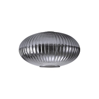 Memphis Glass Ceiling Pendant Shade - Smoked Glass