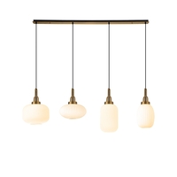 Michelle Bar Ceiling Pendant Light - Matt Black