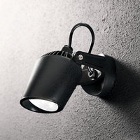 Minitommy Outdoor Wall Mounted Spotlight - Black