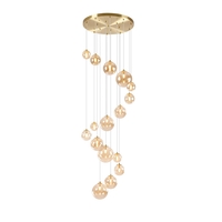 Murphy 16 Light Cluster Ceiling Pendant - Satin Gold