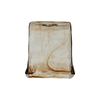 Nicolas Glass Ceiling Pendant Shade - Brown,  Clear