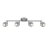 Nordlux Chicago 4 Light LED Spotlight Bar - Brushed Steel