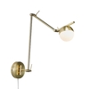 Nordlux Contina Wall Light with Plug - Brass