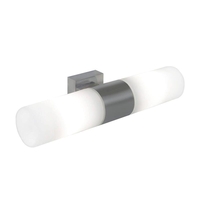 Nordlux Tangens Twin Wall Light - Brushed Steel
