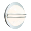 Norlys Bremen Outdoor Flush Wall Light - Galvanised Steel