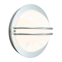 Norlys Bremen Outdoor Flush Wall Light - Galvanised Steel