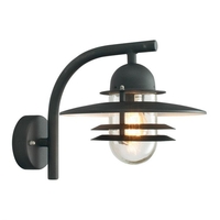 Norlys Oslo Outdoor Wall Light - Black