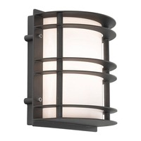 Norlys Stockholm Outdoor Flush Wall Light - Black