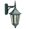 Norlys Valencia Outdoor Hanging Lantern Wall Light - Black