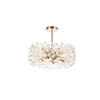 Nova Semi-Flush Ceiling Light - French Gold