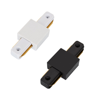PC Single Circuit Track I Shaped Connector - Black
