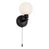 Pearl Wall Light - Matt Black