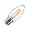 Philips 4.3W Warm White LED Crown Candle Bulb - Bayonet Cap