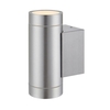 Pipe Outdoor Up & Down Wall Light - Silver