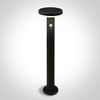Pole 450 Solar LED Outdoor Post Light with PIR Sensor - Black